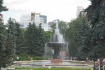 Фонтан в Дендрологическом парке-выставке