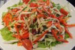 Салат с кальмаром