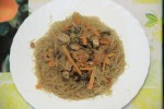 Фунчоза с курицей и овощами