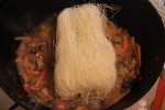 Фунчоза с курицей и овощами