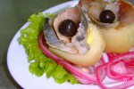 Картофель с селедкой