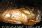 Гусь фаршированный, запеченный в рукаве