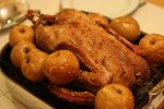 Гусь фаршированный, запеченный в рукаве