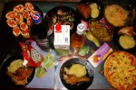Фунчоза с курицей и овощами