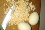 Легкий салат с крабовыми палочками (мясом)